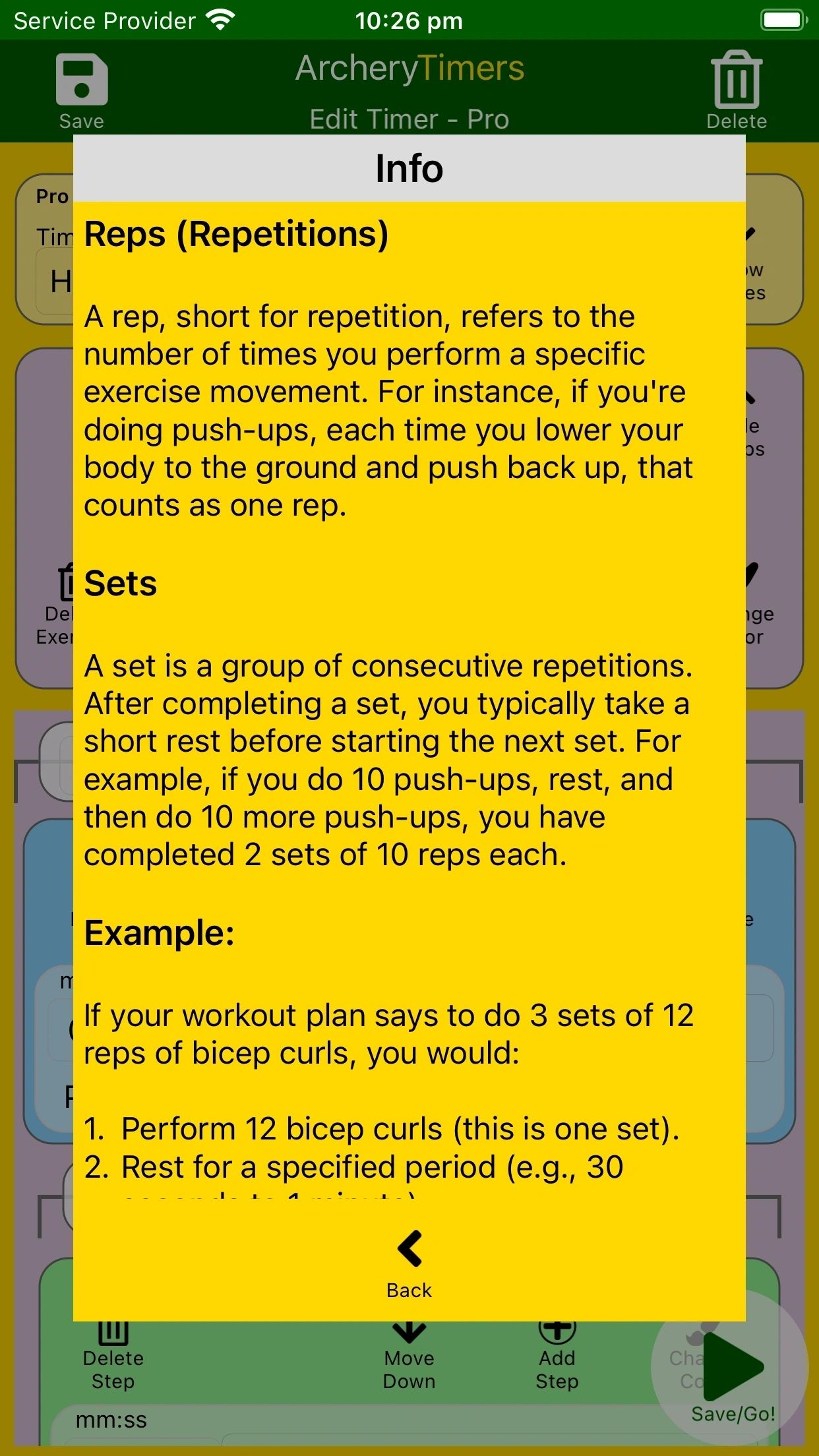 ArcheryTimers Screenshot 5