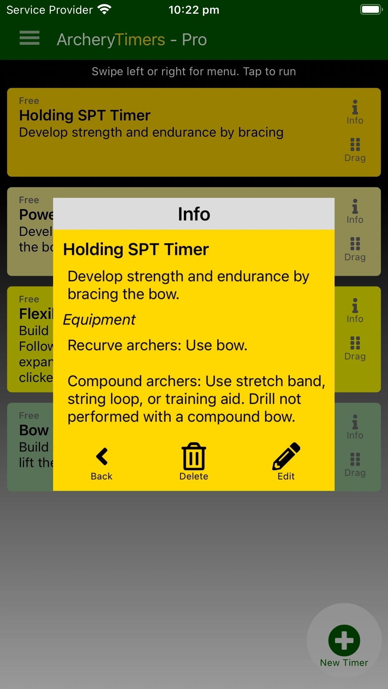 ArcheryTimers Screenshot 7