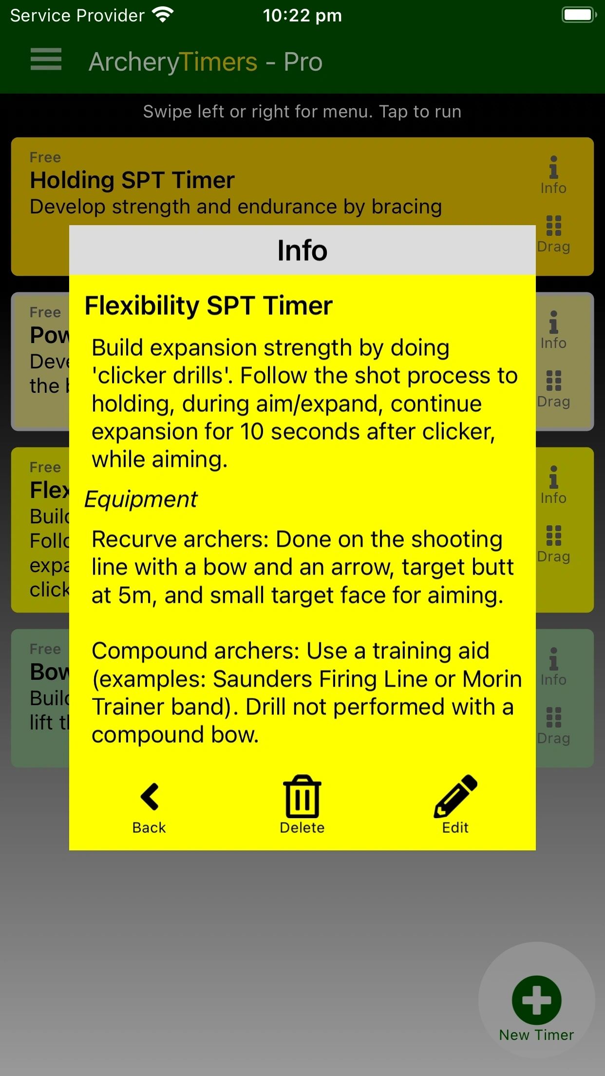 ArcheryTimers Screenshot 8