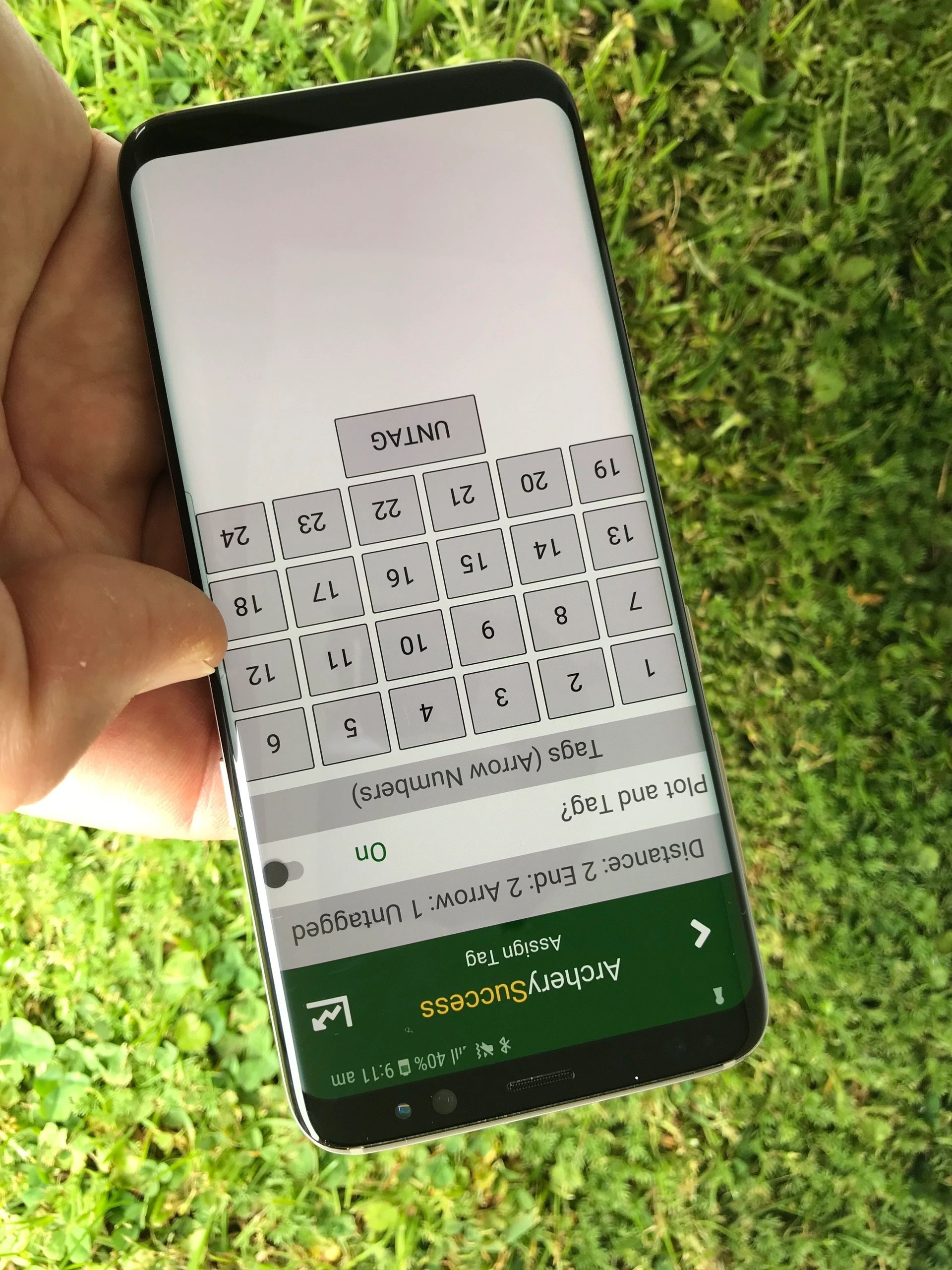 Arrow tagging interface